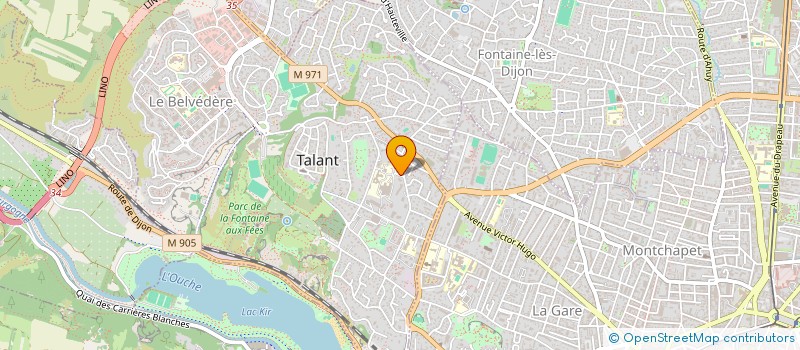 localisation de l'entreprise GLR  TALANT