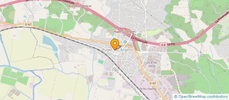 localisation de l'entreprise GLR BATIMENT  PUGET-SUR-ARGENS