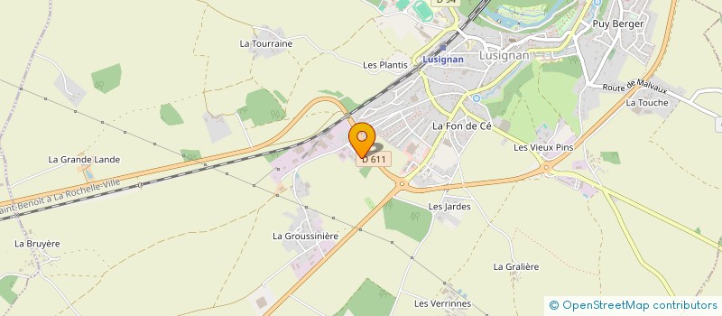 localisation de l'entreprise GLR CONCEPT à LUSIGNAN