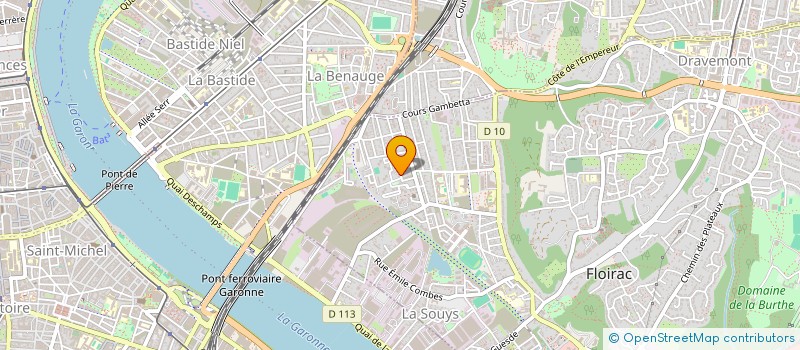 localisation de l'entreprise GLR HABITAT  FLOIRAC