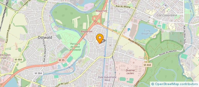 localisation de l'entreprise GLR IMMOBILIER  ILLKIRCH-GRAFFENSTADEN