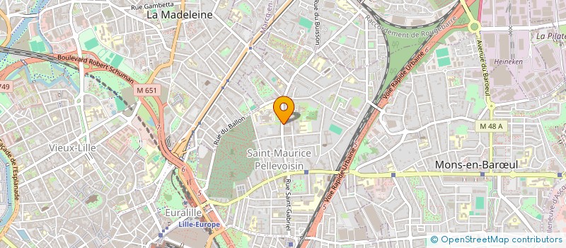 localisation de l'entreprise GLS à LILLE
