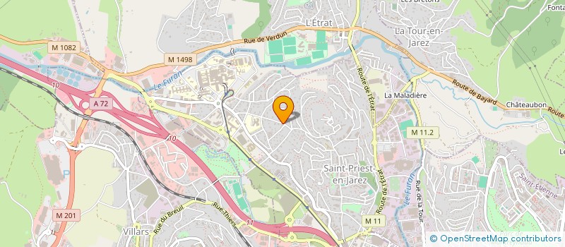 localisation de l'entreprise GLS  SAINT-PRIEST-EN-JAREZ