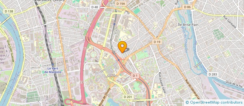 localisation de l'entreprise GLS  CRETEIL