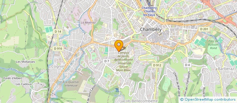 localisation de l'entreprise GLS à CHAMBERY