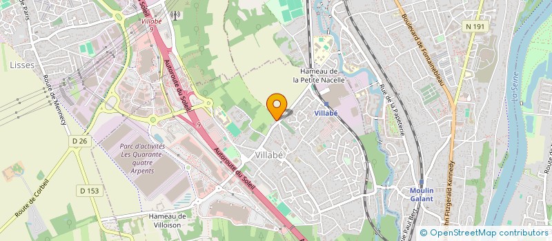 localisation de l'entreprise GLS  VILLABE