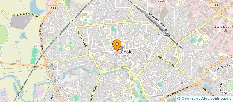 localisation de l'entreprise GLS à CHOLET