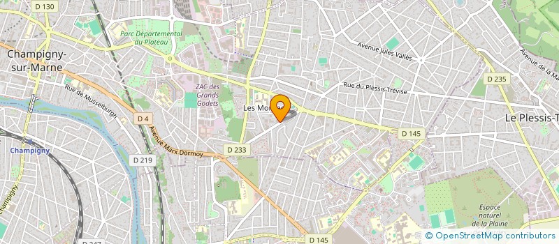 localisation de l'entreprise GLS  CHAMPIGNY-SUR-MARNE