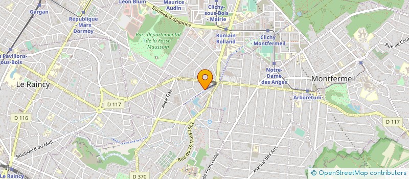 localisation de l'entreprise GLS BATIMENT à GAGNY