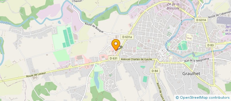 localisation de l'entreprise GLS DISTRIBUTION à GRAULHET