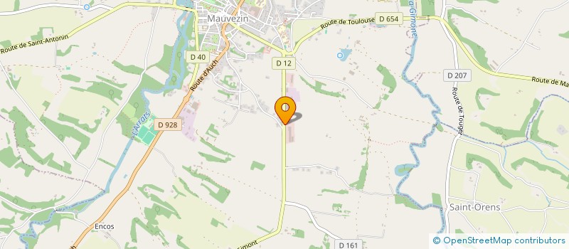 localisation de l'entreprise GLS ENERGIES  MAUVEZIN