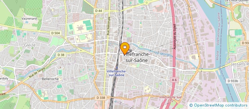 localisation de l'entreprise GLS GROUP CHOREGRAPHIQUE AFRO URBAINE à VILLEFRANCHE-SUR-SAONE