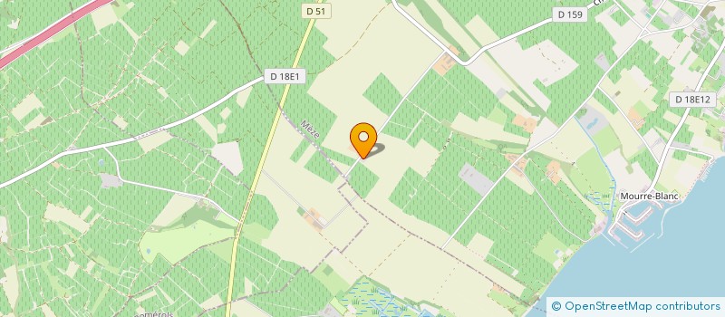 localisation de l'entreprise GLS IMMOBILIER à MEZE