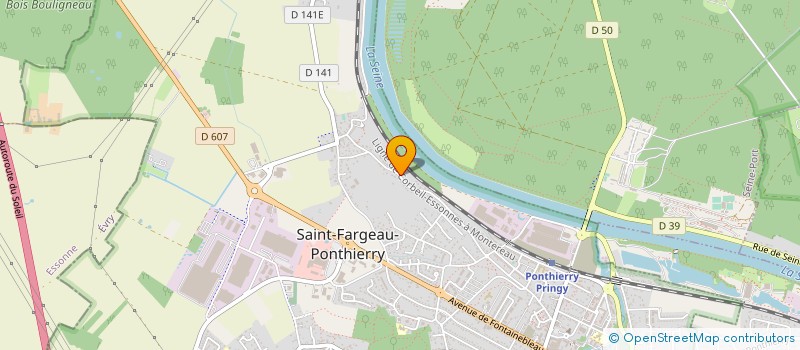 localisation de l'entreprise GLS INFORMATIQUE à SAINT-FARGEAU-PONTHIERRY