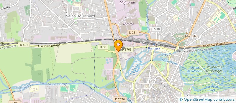 localisation de l'entreprise GLSB CUISINES à SAINT-DOULCHARD