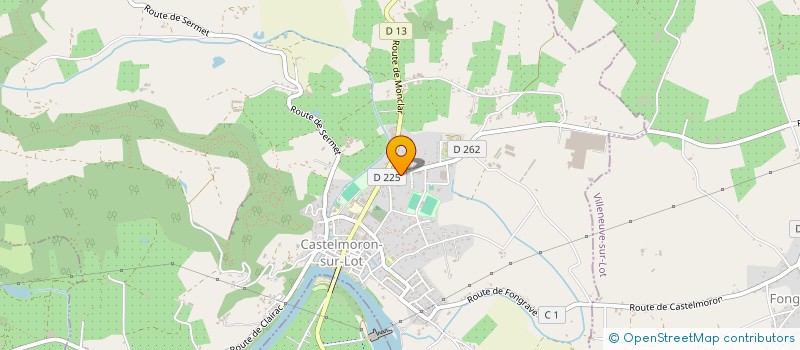 localisation de l'entreprise GLSC PROXIMITE à CASTELMORON-SUR-LOT
