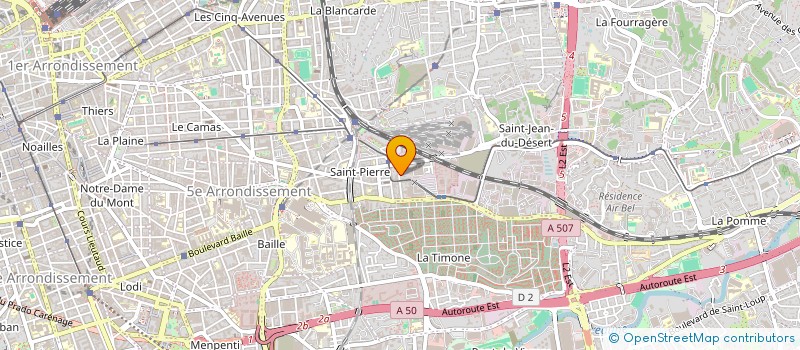 localisation de l'entreprise GLSJ à MARSEILLE