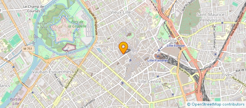 localisation de l'entreprise GLT à LILLE