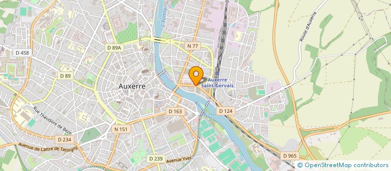 localisation de l'entreprise GLT BOURGOGNE à AUXERRE