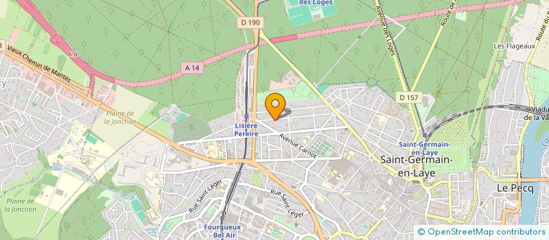 localisation de l'entreprise GLT FRANKLIN  SAINT-GERMAIN-EN-LAYE