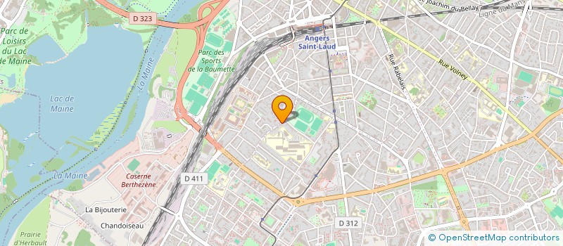 localisation de l'entreprise GLT INVEST  ANGERS