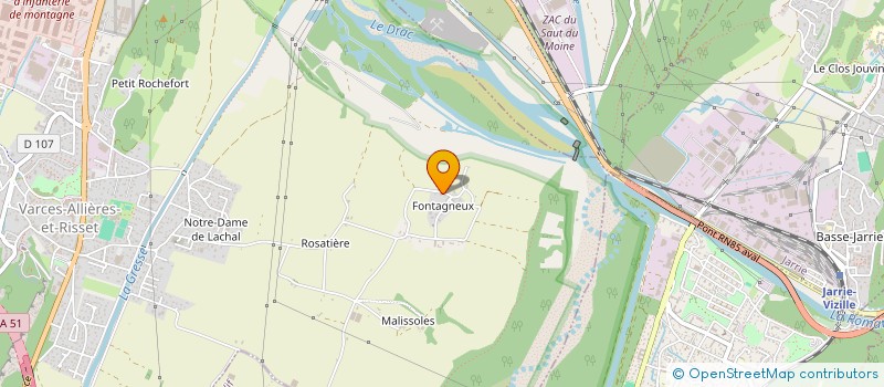 localisation de l'entreprise GLTA à VARCES-ALLIERES-ET-RISSET