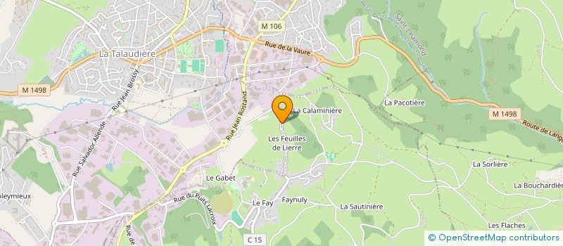 localisation de l'entreprise GLTM  SAINT-JEAN-BONNEFONDS