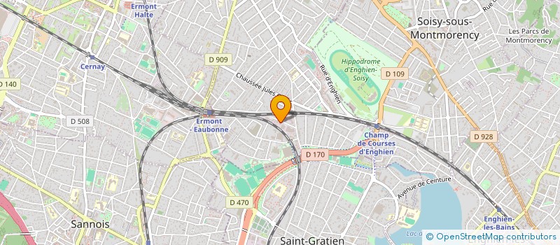 localisation de l'entreprise GLTT 38 à EAUBONNE