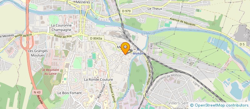 localisation de l'entreprise GLUCK AUF  CHARLEVILLE-MEZIERES