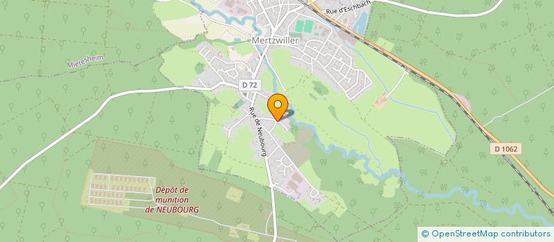 localisation de l'entreprise GLUCK DESAMIANTAGE  MERTZWILLER