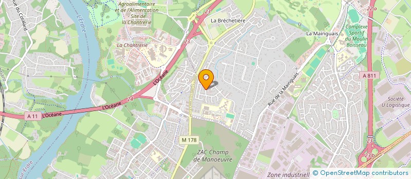 localisation de l'entreprise GLUCK PVF  CARQUEFOU