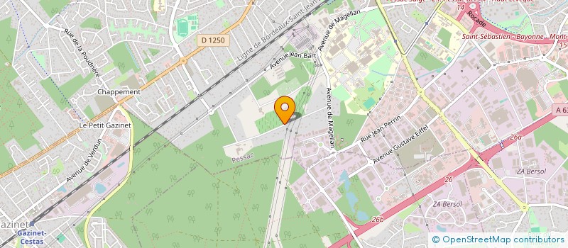 localisation de l'entreprise GLUCOFROMENTINE  PESSAC