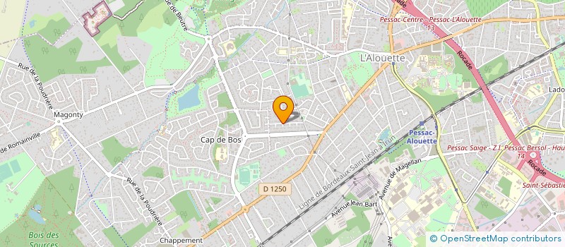 localisation de l'entreprise GLUME à PESSAC