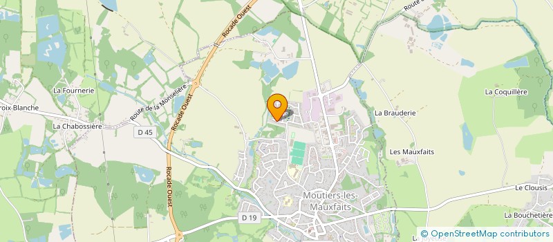 localisation de l'entreprise GLUMINEAU PEINTURE  LE CHAMP-SAINT-PERE