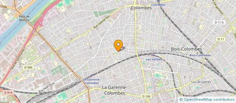 localisation de l'entreprise GLUMO à COLOMBES