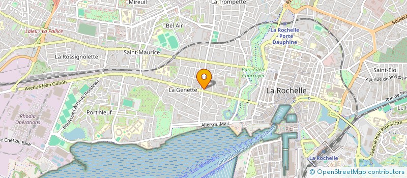 localisation de l'entreprise GLUNK ASSOCIATION  LA ROCHELLE