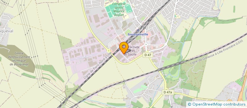 localisation de l'entreprise GLV à GOUSSAINVILLE