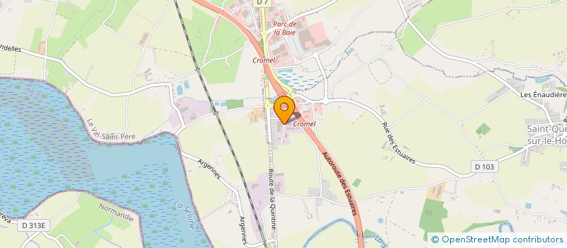 localisation de l'entreprise GLV  SAINT-QUENTIN-SUR-LE-HOMME