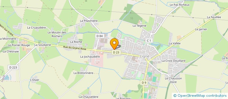 localisation de l'entreprise GLV DIFFUSION à LIGNE