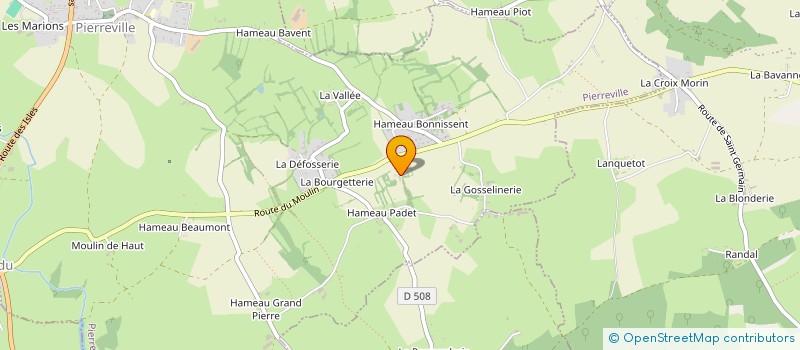 localisation de l'entreprise GLV PRO  PIERREVILLE