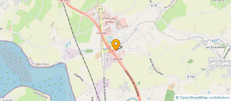 localisation de l'entreprise GLV PROMOTION  SAINT-QUENTIN-SUR-LE-HOMME