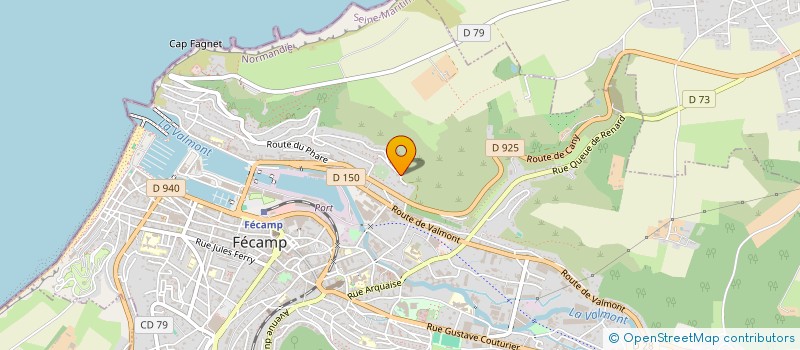 localisation de l'entreprise GLVB à FECAMP