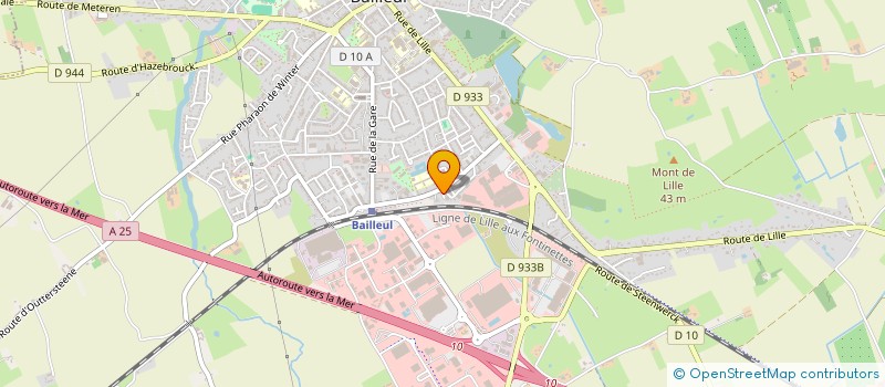 localisation de l'entreprise GLVISION SOLIDAIRE ENSEMBLE à BAILLEUL