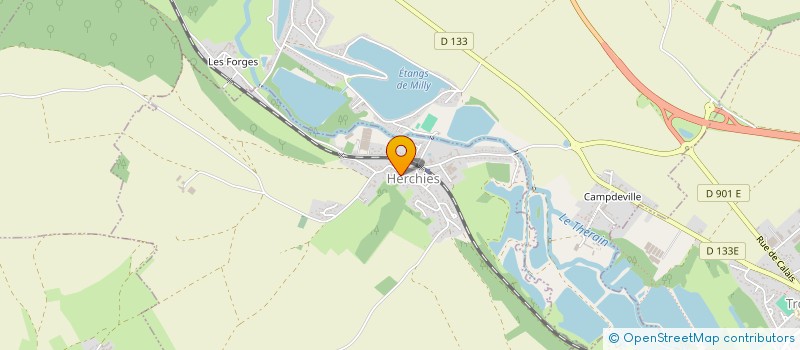 localisation de l'entreprise GLVMH  HERCHIES