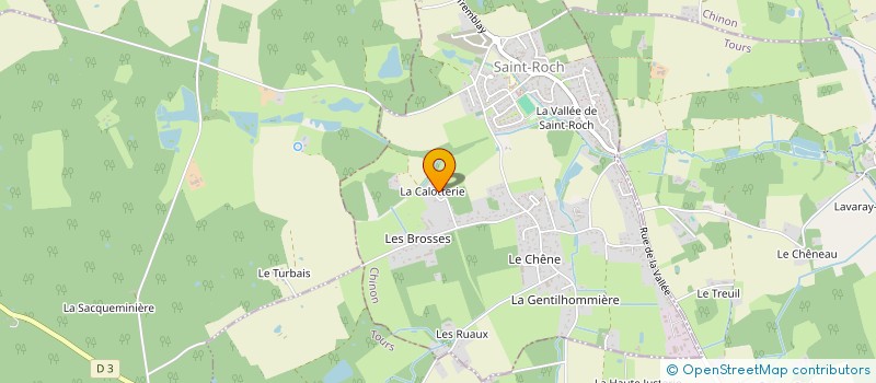 localisation de l'entreprise GLVR 1  METTRAY