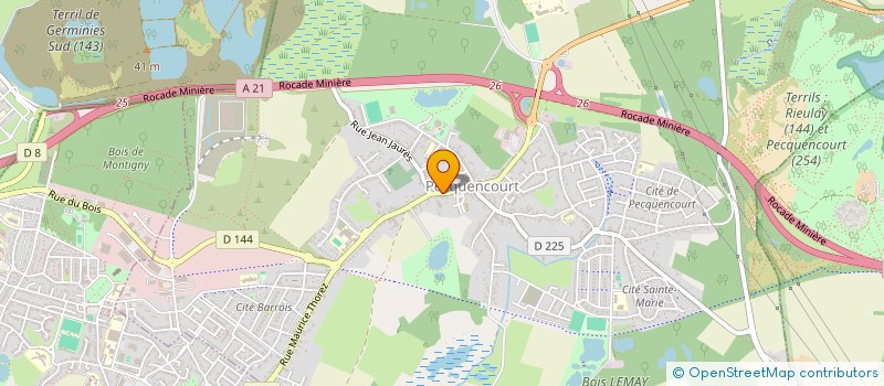 localisation de l'entreprise GLVS  PECQUENCOURT