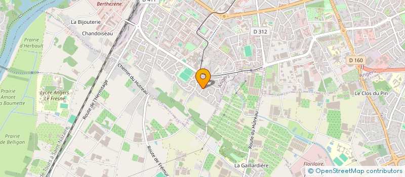 localisation de l'entreprise GLWK à ANGERS