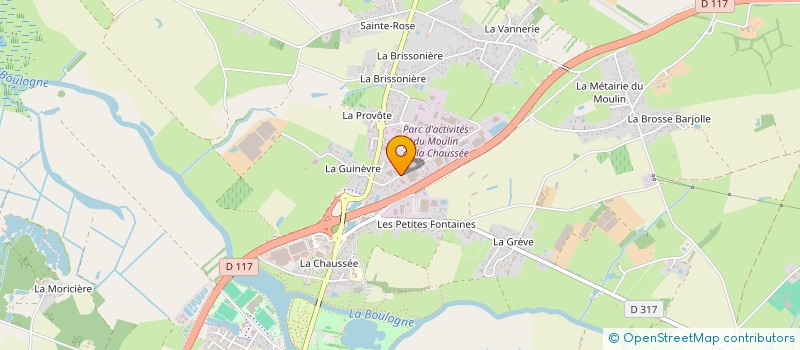 localisation de l'entreprise GLX AUTO à SAINT-PHILBERT-DE-GRAND-LIEU
