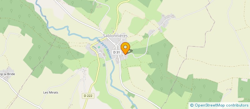 localisation de l'entreprise GLYCINE PARTICIPATIONS  SABLONNIERES