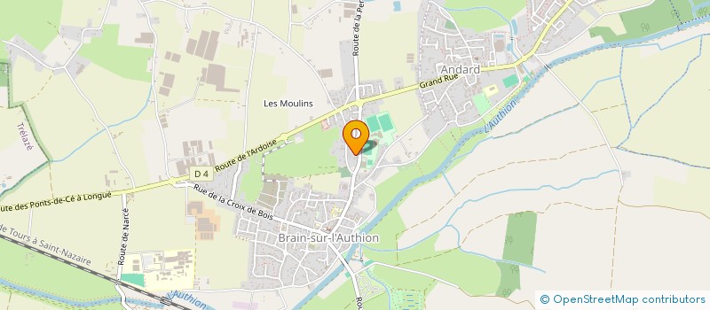 localisation de l'entreprise GLYD ENTREPRISE  LOIRE-AUTHION